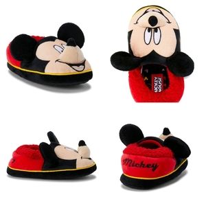 Boy's Mickey Mouse Slippers NWT